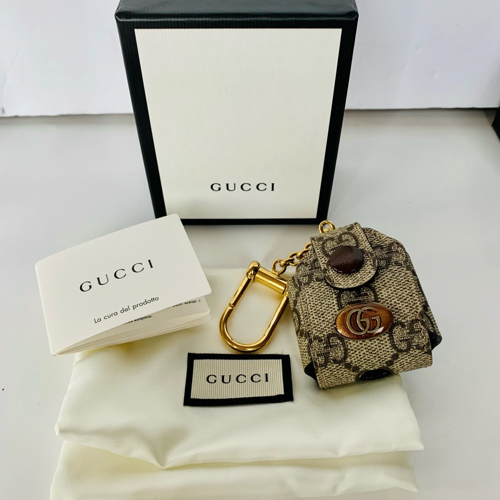 Gucci AirPod Case Cover Gen 1 & 2 Original Box, Dust Bag, and Booklet Like New - Picture 13 of 13